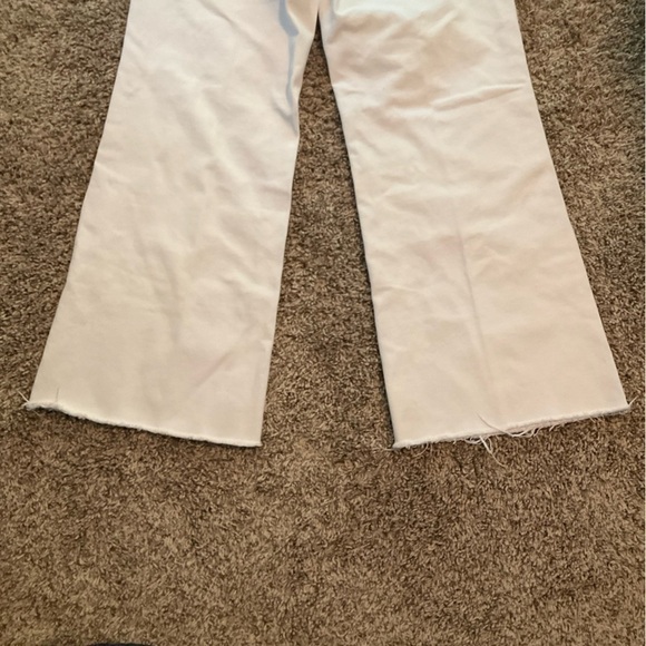We the Free White Wide Leg Jeans Size 31 - Picture 6 of 8